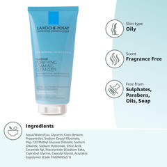 Toleriane Purifying Foaming Facial Cleanser, Oil Free Face Wash for Oily Skin an