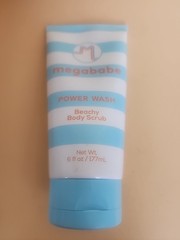 Megababe Power Wash Beachy Body Scrub Glycolic Acid & Walnut Shell Sealed