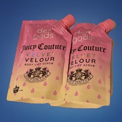 2X Juicy Couture Dew ofthe Gods Velvet Velour Body Lift Scrub 7.05oz Exp10/27/27