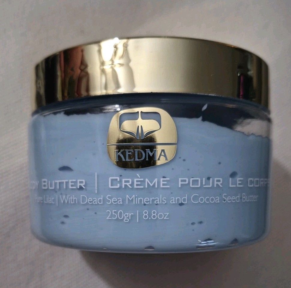 Kedma Body Butter Lilac Dead Sea Minerals & Cocoa Seed Oil-8.8 fl oz NEW Sealed