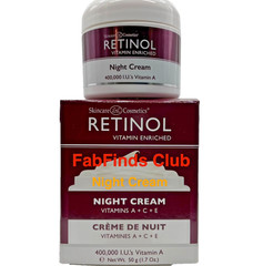 Skincare Cosmetics Retinol Night Cream Vitamin A+C+E 1.7oz