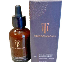 True Botanicals Shine &Protect Hair Cream Oil – 0.41 Oz /12mil. NIB new