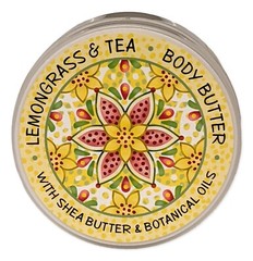 Greenwich Bay LEMONGRASS & TEA Garden Body Butter with Shea Butter, 8 oz.