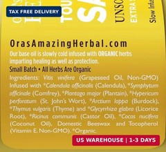 Ora&rsquo;s Amazing Herbal Touchy Skin Salve, Eczema Cream for Kids and Adults, Natura