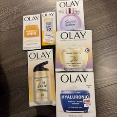 Olay Lot Of 6 Total Effects Night Firming Cream And Vitamin C
