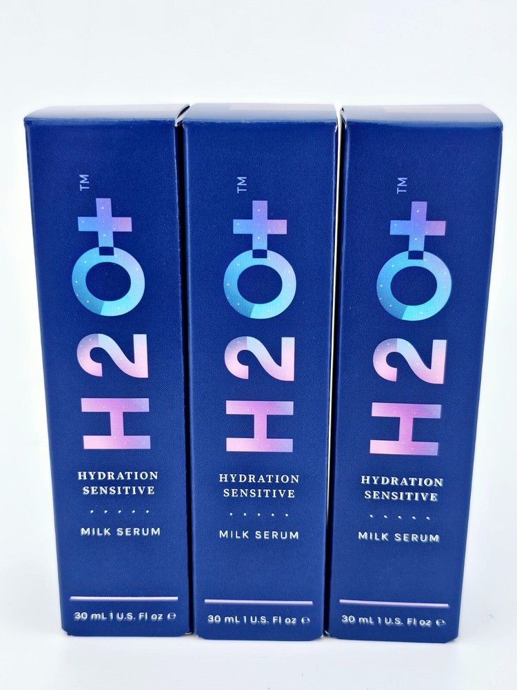 H2O+ Hydration Sensitive Milk Serum Moisturizer Sensitive Skin 1 oz Lot of 3