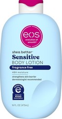 Eos Shea Better Sensitive Skin Body Lotion Fragrance Free 48Hr 16oz