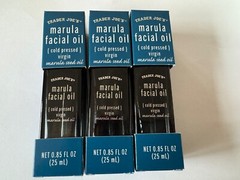 New 3 Packs Trader Joe&rsquo;s Marula Seed Facial Oil Cold Pressed 0.85fl.oz X 3