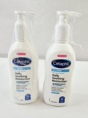 2 Bottles Cetaphil Restoraderm Eczema Daily Soothing Moisturizer 10 oz ea 2/2027