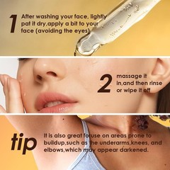 2PCS PEEL Dr.Melaxin SHOT GLOW EXFOLIANT RICE AMPOULE (WHITE RICE/BLACK RICE)