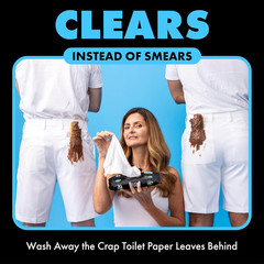 Wipes – Flushable Wipes Stocking Stuffers – 1 Pack, 48 Count – Unscented – Vitam