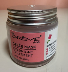 The Crème Shop Gelée Mask Overnight Face Mask Soothing Rose Hip Oil 2.36oz