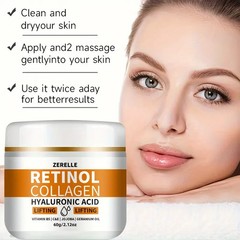 Anti-Aging Face Moisturizer Cream With Collagen, Retinol & Hyaluronic Acid 60g