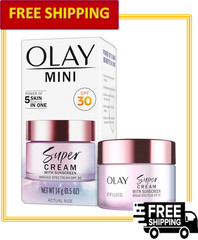 Olay Super Cream Lightweight Face Moisturizer 5-in-1 with Sunscreen SPF 30
