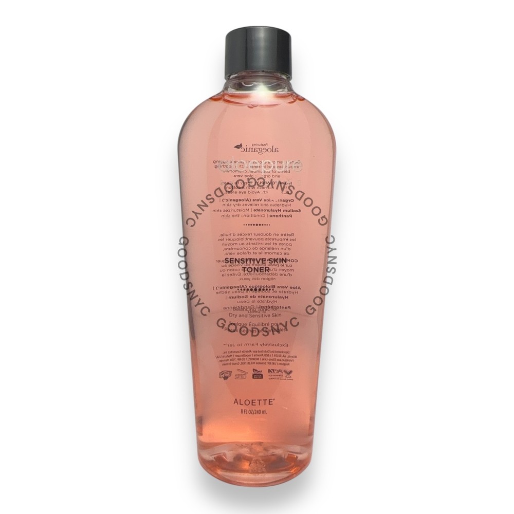 Aloepure Sensitive Skin Toner by Aloette for Unisex – 8 oz Toner NWOB
