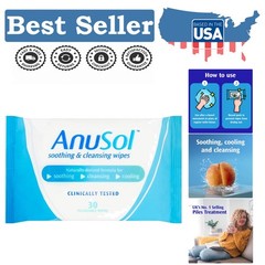 Gentle Natural Wipes for Sensitive Skin – 30 Pack with Flip Top Closure