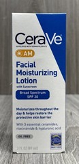CeraVe AM Facial Moisturizing Lotion SPF 30 Oil Free – 3oz EXP: 06/2027