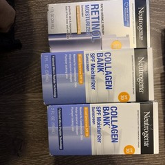 Neutrogena Collagen Bank Daily Face Moisturizer SPF 30 Lot of 3 Ex04/27