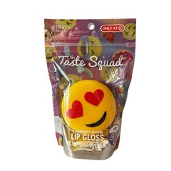 The Taste Squad Heart Eyes Emoji Strawberry Mousse Lip Gloss by Taste Beauty