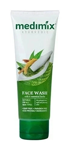 Medimix Essential Herbs Face Wash 50ml Ayurvedic Herbal Cleanser Exp 2028