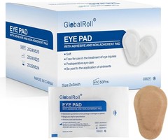 50 Pcs Adhesive Eye Patches, Eye Patches for Adults Eye Pad Disposable Eyepat…