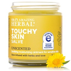 Touchy Skin Salve, Eczema Cream for Kids and Adults, Natural Sensitive Skin T…