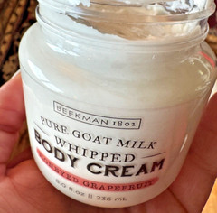 BEEKMAN 1802 PURE GOAT MILK WHIPPED BODY CREAM-HONEYED GRAPEFRUIT 8oz – UNSEALED