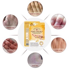 5 Pairs Hand Mask Gloves, Moisturizing & Repairing Treatment for Extra Dry & Rou