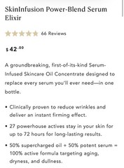 Nakery Beauty SkinInfusion Power Blend Elixir Serum BODY Firm & Plump OG Formula