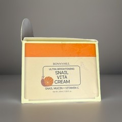 Korean Bonnyhill Snail Vita Cream 3.38oz Ultra Brightening, New Exp. 06/2028