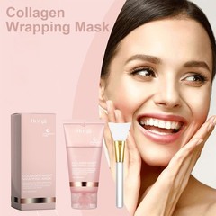 2Pack Collagen Overnight Wrapping Peel Off Facial Mask Renewal Night Skin Care