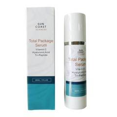 Total Package Facial Serum Vitamin C Hyaluronic Acid Brightening Skin 1 Oz
