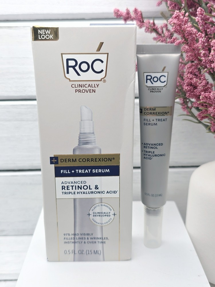 ROc Derm Correxion Fill + Treat Serum 0.5 fl oz New line Anti Aging Wrinkle