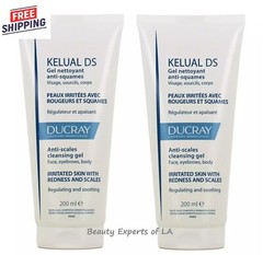 2 X Ducray Kelual DS Foaming Gel Cleanses Purifies and Soothes 200ml Exp 06/2027
