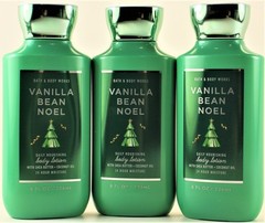 QTY 3 – Bath & Body Works VANILLA BEAN NOEL Body Lotion Moisturizer Cream 8Oz