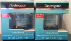 Neutrogena Hydro Boost Water Gel Trial Size 0.5 x 2 = 1 oz SALE HELPS DOGS CATS