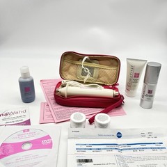 DermaWand Skincare Cleanser & Exfoliant – Pink/White-Complete Set NWOB-Rare