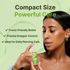 Tobcharm Piercing Bump Solution – 0.5 Fl Oz (Pack of 1), Drops