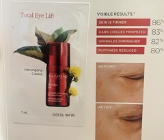 Clarins Total Eye Lift Samples 1ml / 0.03 oz Each New
