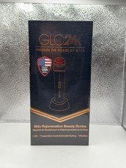 GLO24K Skin Rejuvenation Beauty Device Red Light LED Thermal Vibration Therapy