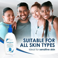 Vanicream Gentle Facial Cleanser with Pump 8 Fl Oz (Pack of 1), White