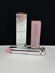 Dior Addict Lip Glow Color Awakening hydrating Lip Balm 001 Pink 0.11 oz NIB