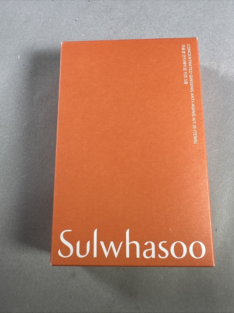 Sulwhasoo Concentrated Ginseng Anti-Aging Kit (5 Items) EXP: 9/27 NEW Free shipg