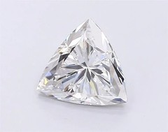 1Ct Trillion Cut Certified Lab Grown Diamond D Color VVS1 Clarity Loose Gemstone