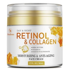 Retinol Face Cream Anti Aging Wrinkle Reducer with Collagen