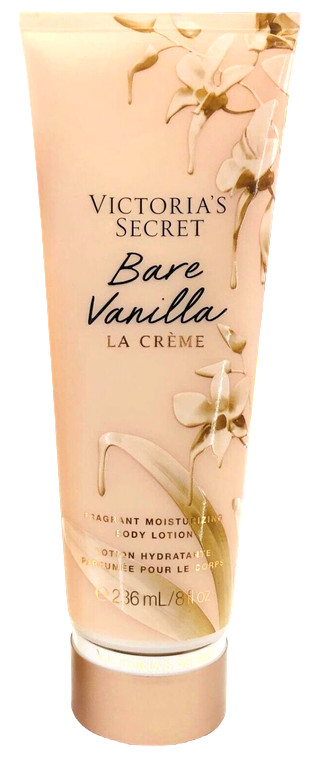 VICTORIA’S SECRET BARE VANILLA LA CREME FRAGRANCE BODY LOTION CREAM 8 oz New