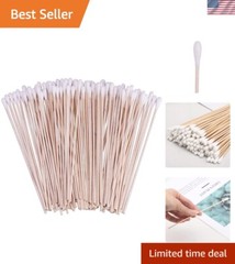 Versatile 500 Count 6-Inch Cotton Swabs with Soft Tips for Detailed Cleaning