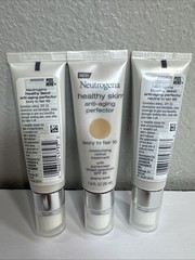 (x3) Neutrogena Healthy Skin Anti-Aging Perfector Retinol SPF 20 10 Ivory – Fair