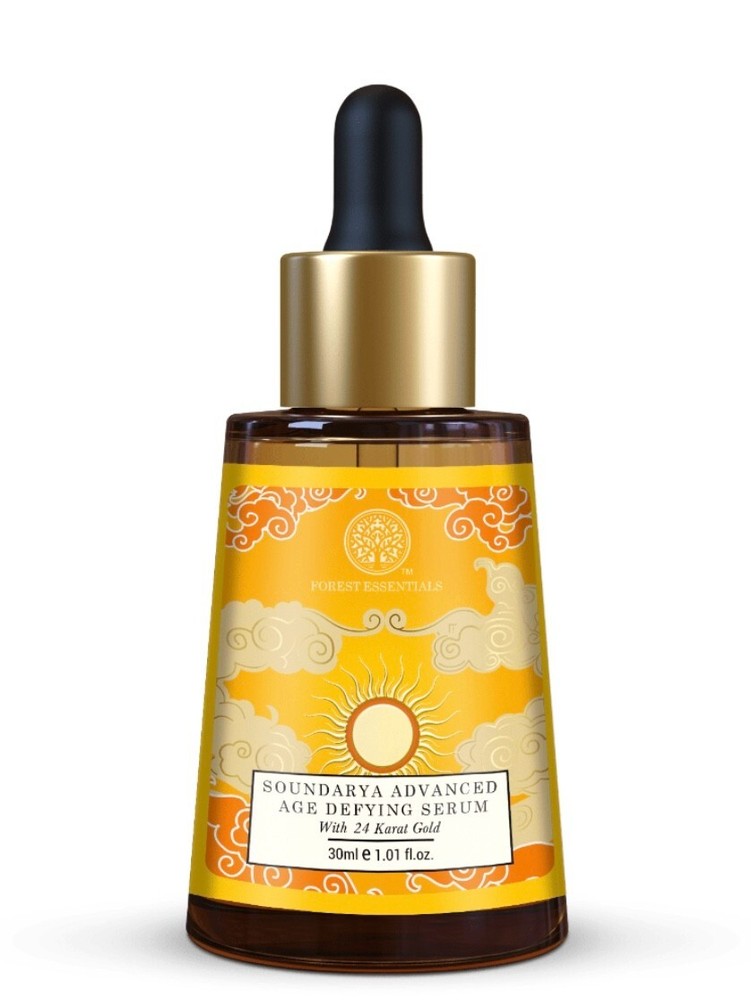 Forest Essentials New Soundarya Advanced Age Defying Serum 30ml with free sample
