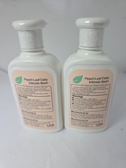 fu yan jie Peach Leaf Feminine Wash For intimate area 7.44 Fl Oz (Pack of 2). A